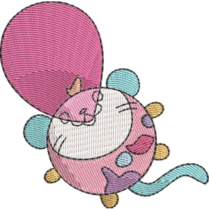 Gouda the Mouse Pikmi Pops Free Machine Embroidery Design