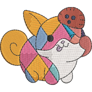 Shiba the Shiba Inu Pikmi Pops Free Machine Embroidery Design