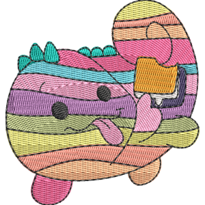 Camo the Chameleon Pikmi Pops Free Machine Embroidery Design