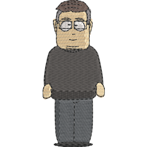 Father Maxi South Park Free Machine Embroidery Design