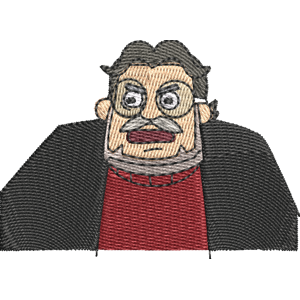 Guillermo's father Victor and Valentino Free Machine Embroidery Design