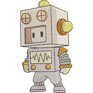 Mr. Stumblebot Stumble Guys Free Machine Embroidery Design