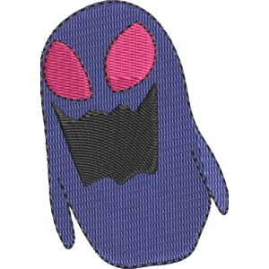 Alien Ghosts Pac Man Free Machine Embroidery Design