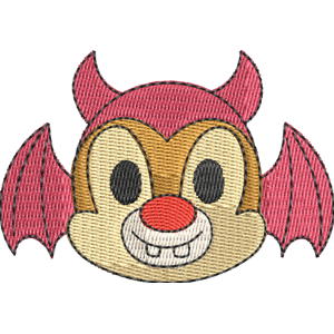 Devil Dale Disney Emoji Blitz Free Machine Embroidery Design