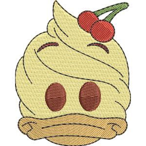 Soft Serve Donald Disney Emoji Blitz Free Machine Embroidery Design