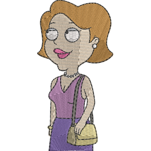 Kristy White American Dad! Free Machine Embroidery Design