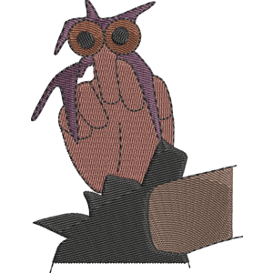 Owl Oobi Free Machine Embroidery Design