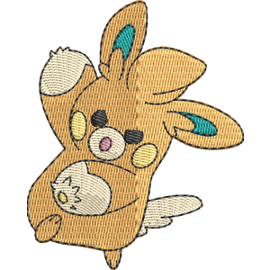 Pawmo Pokemon Free Machine Embroidery Design