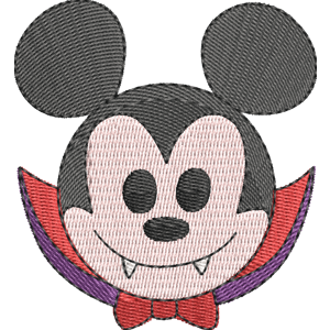 Vampire Mickey Disney Emoji Blitz Free Machine Embroidery Design