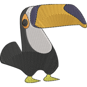 Toucan Dumb Ways To Die Free Coloring Page for Kids