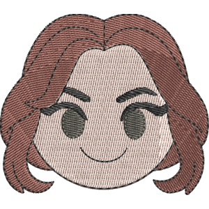 Jyn Erso Disney Emoji Blitz Free Machine Embroidery Design