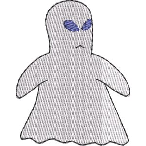 Jerome the Ghost Didou Free Machine Embroidery Design