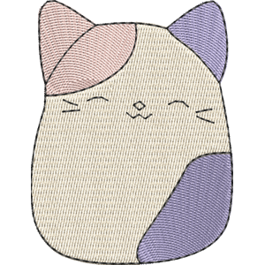 Charlotte the Calico Cat Squishmallows Free Machine Embroidery Design