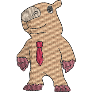 Capybara Stumble Guys Free Machine Embroidery Design