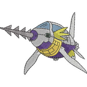 Submarimon Digimon Free Coloring Page for Kids