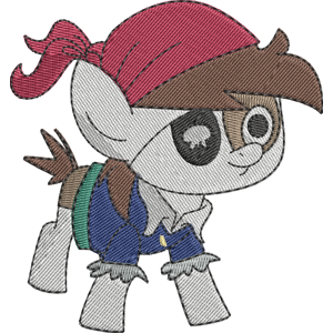 Pirate Pipsqueak My Little Pony Friendship Is Magic Free Coloring Page for Kids