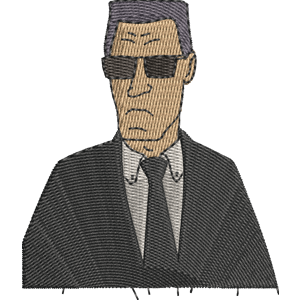 ATF Agent Flemming Beavis and Butt-Head Free Machine Embroidery Design