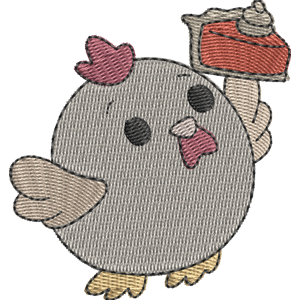 Lucks the Chicken Pikmi Pops Free Machine Embroidery Design