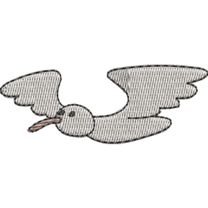 Seagull Pocoyo Free Machine Embroidery Design