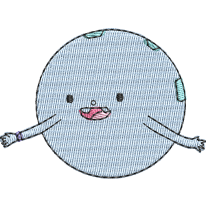 Moon Summer Camp Island Free Machine Embroidery Design