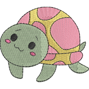 Erkle the Turtle Pikmi Pops Free Machine Embroidery Design