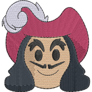 Captain Hook Disney Emoji Blitz Free Machine Embroidery Design