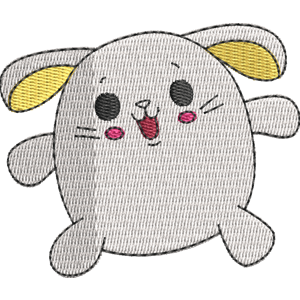 Fez the Bunny Pikmi Pops Free Machine Embroidery Design