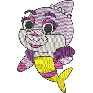 Sharki B Pinkfong Free Machine Embroidery Design