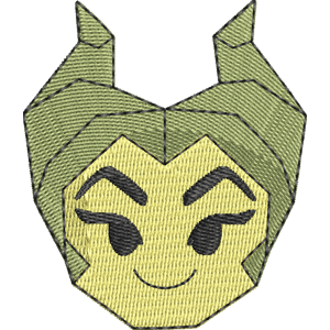 Peridot Maleficent Disney Emoji Blitz Free Machine Embroidery Design