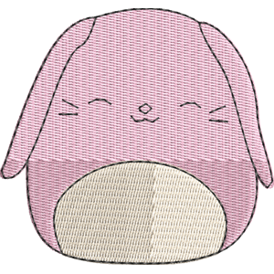 Bop the Bunny Squishmallows Free Machine Embroidery Design