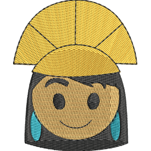 Kuzco Disney Emoji Blitz Free Machine Embroidery Design