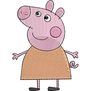 Mummy Pig Peppa Pig Free Coloring Page for Kids