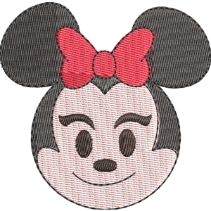 Holiday Minnie Disney Emoji Blitz Free Coloring Page for Kids
