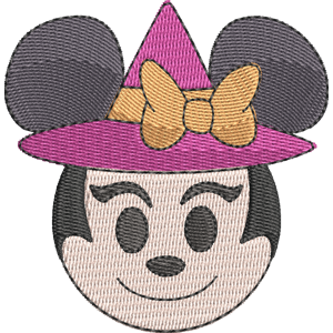 Witch Minnie Disney Emoji Blitz Free Machine Embroidery Design