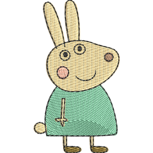 Rita Rabbit Peppa Pig Free Coloring Page for Kids