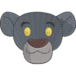 Bagheera Disney Emoji Blitz Free Machine Embroidery Design