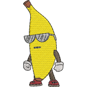 Banana Guy Stumble Guys Free Machine Embroidery Design