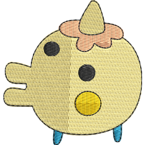 Tsunokotchi Tamagotchi Free Machine Embroidery Design