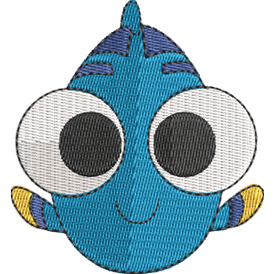 Baby Dory Disney Emoji Blitz Free Coloring Page for Kids