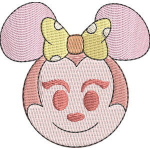 Minnie Mouse Disney Emoji Blitz Free Machine Embroidery Design