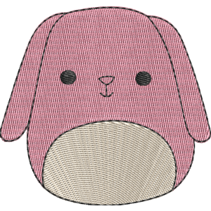 Alejandra the Tie-Dye Bunny Squishmallows Free Machine Embroidery Design