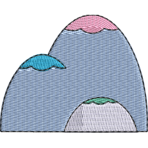 Rainbow Mound Slime Rancher 2 Free Machine Embroidery Design