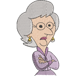 Grandma Rosie Kick Buttowski Free Coloring Page for Kids