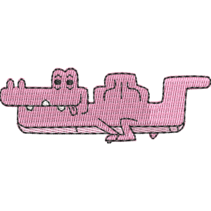 Jellygator Wow! Wow! Wubbzy! Free Machine Embroidery Design