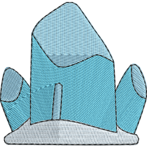 Glacial Crystal Slime Rancher 2 Free Machine Embroidery Design