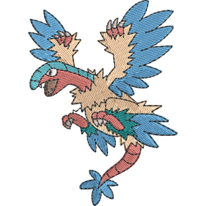 Archeops Pokemon Free Coloring Page for Kids
