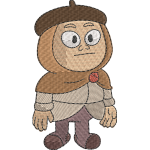 Acorn Knight Craig of the Creek Free Machine Embroidery Design