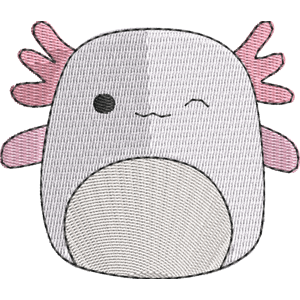 Akina the Axolotl Squishmallows Free Machine Embroidery Design