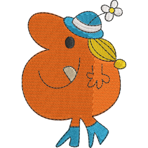 Little Miss Greedy Mr Men Free Coloring Page for Kids
