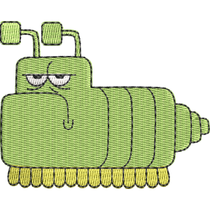 Cranky Caterpillar Wow! Wow! Wubbzy! Free Machine Embroidery Design